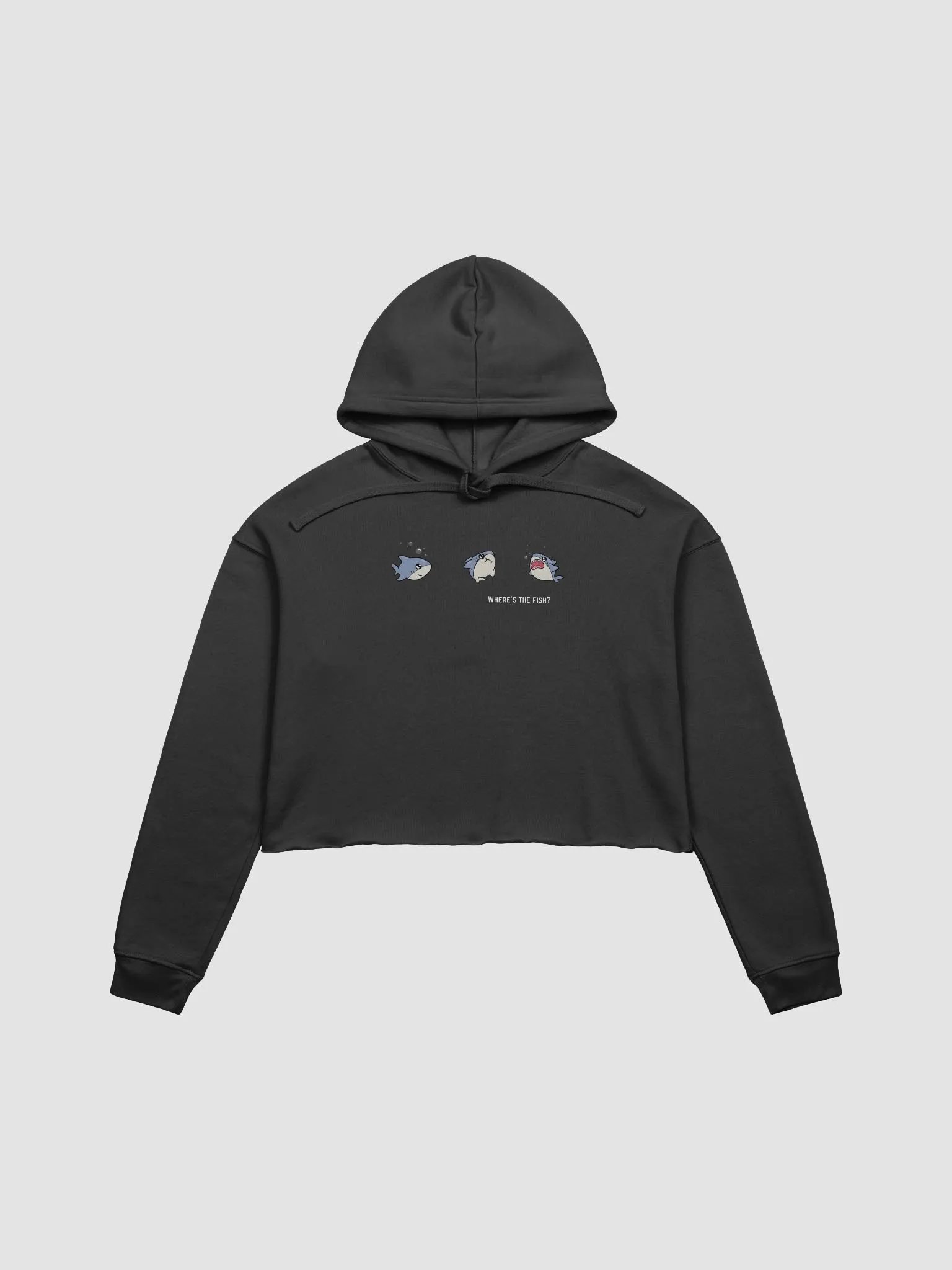 Where's The Fish? Crop Hoodie product image (1)