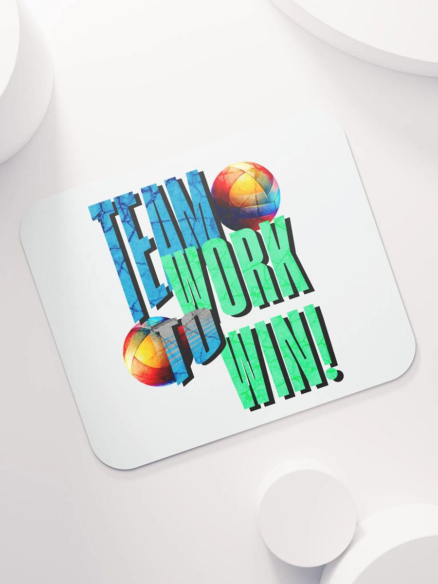 Team Work to Win Volleyball Mouse Pad product image (5)