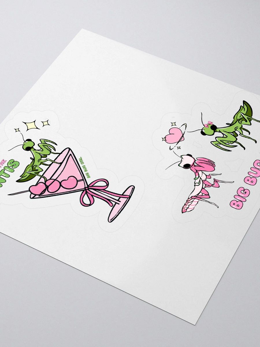 Martini the Mantis Kiss Cut Stickers product image (8)