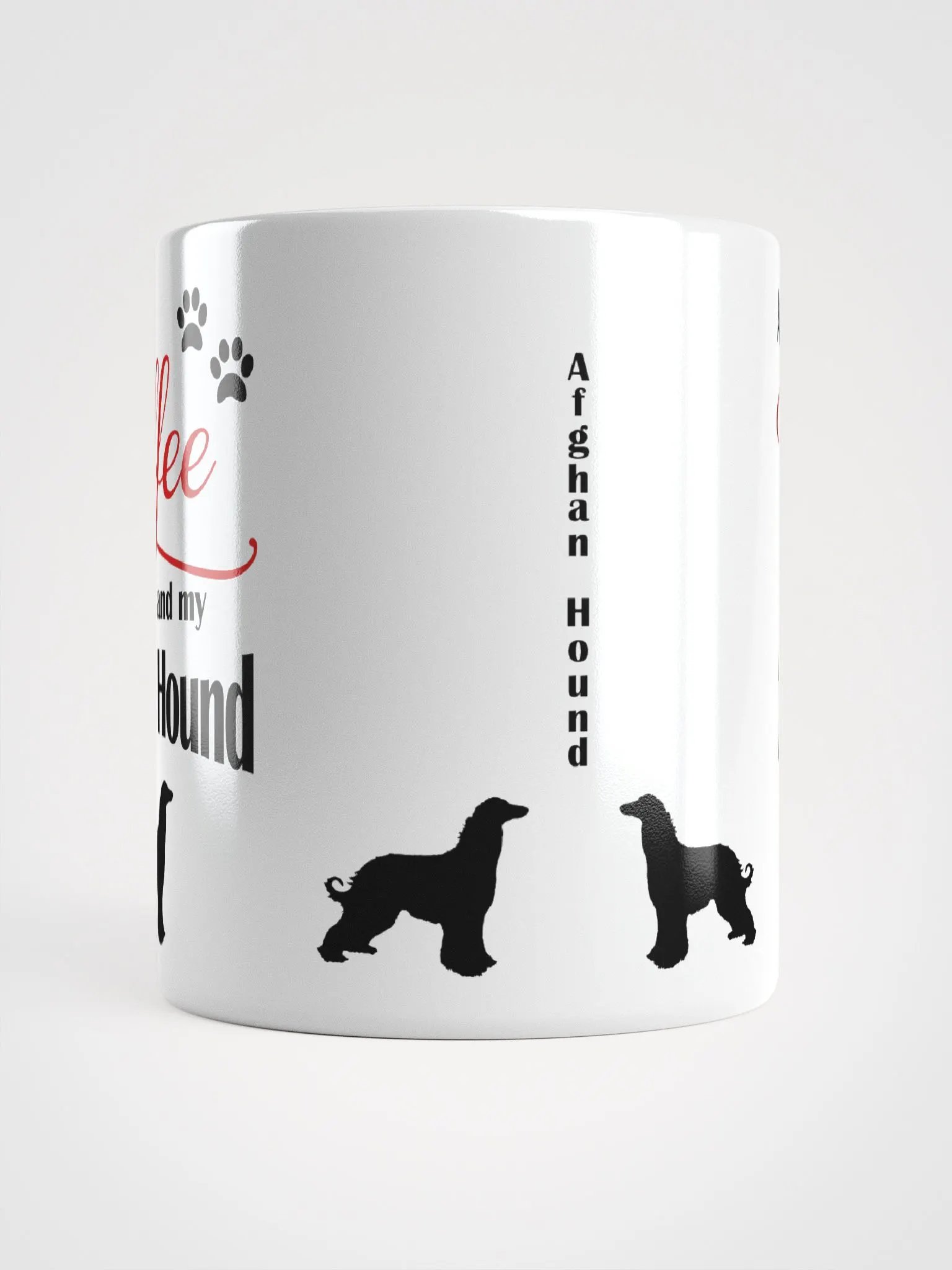 Coffee and my Afghan Hound Mug product image (5)