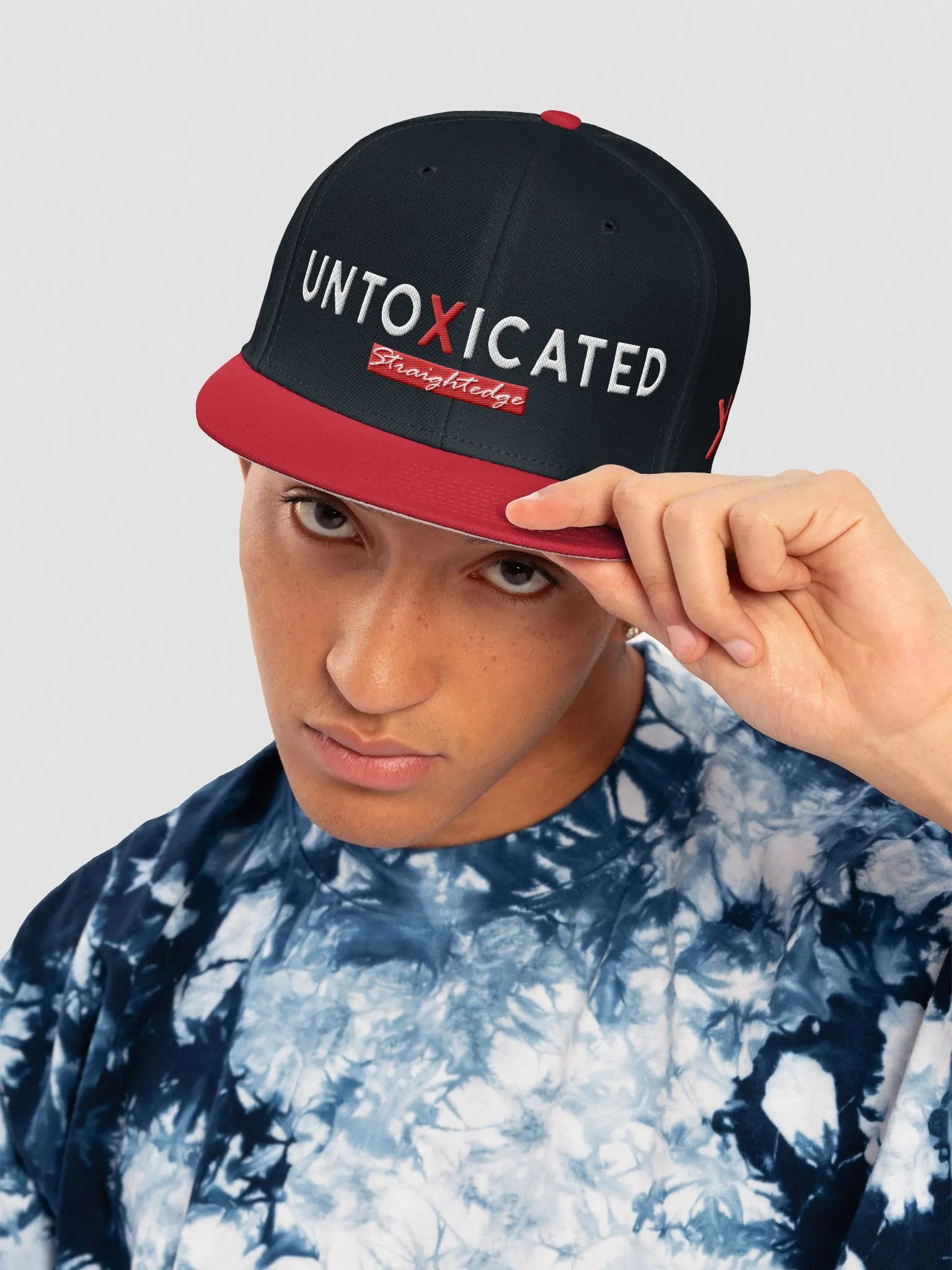 Untoxicated + Straightedge Snapback Hat product image (1)