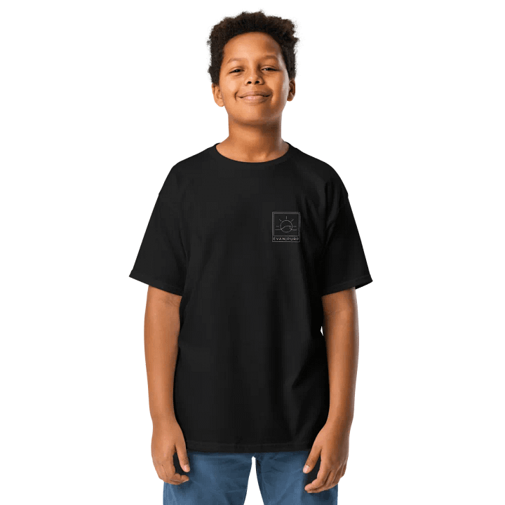 EvanPurp Kids Wave Tee (Black) product image (1)
