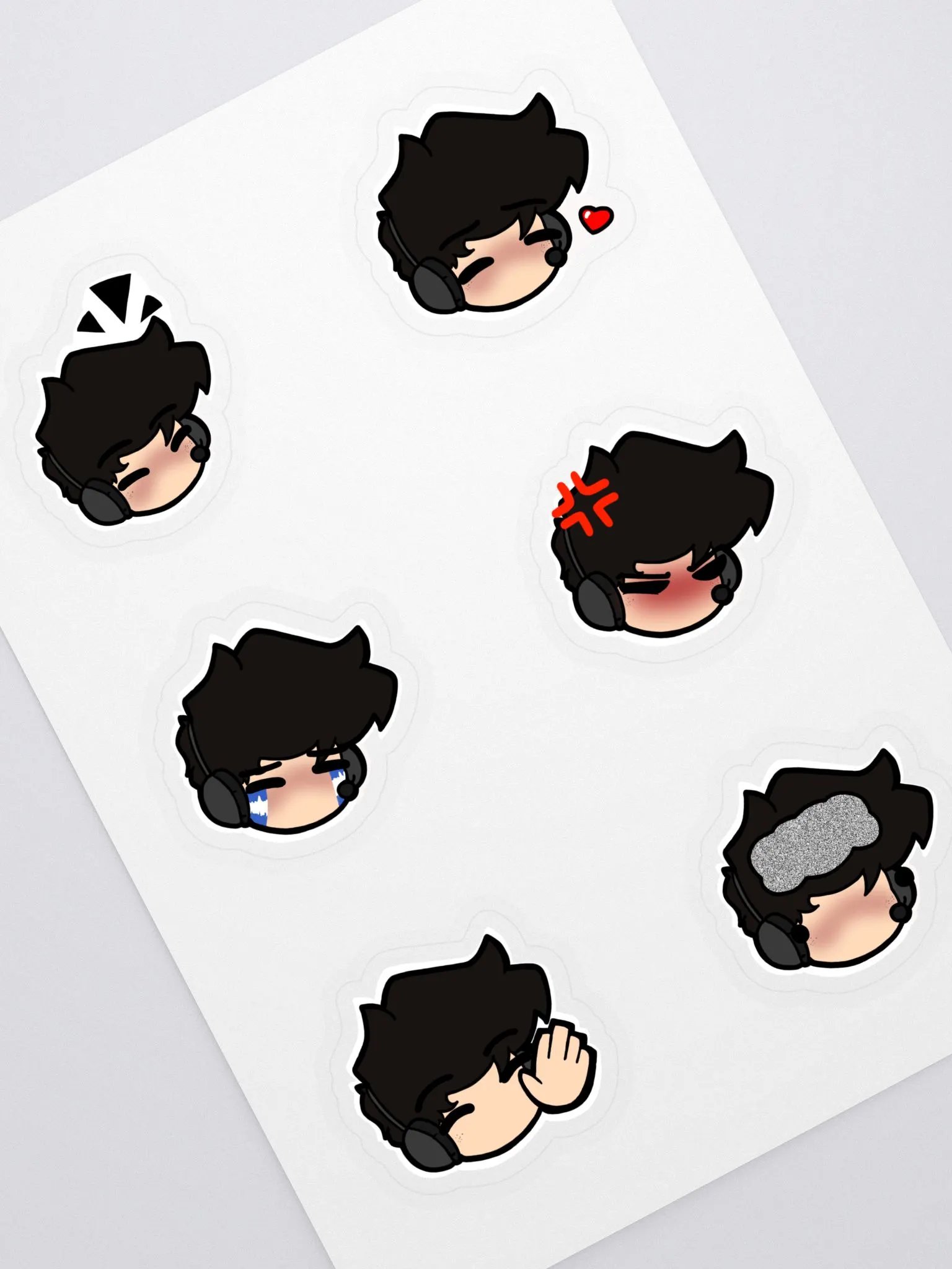 Mike's Sketchitorium Multi-Emote Sticker Sheet product image (1)