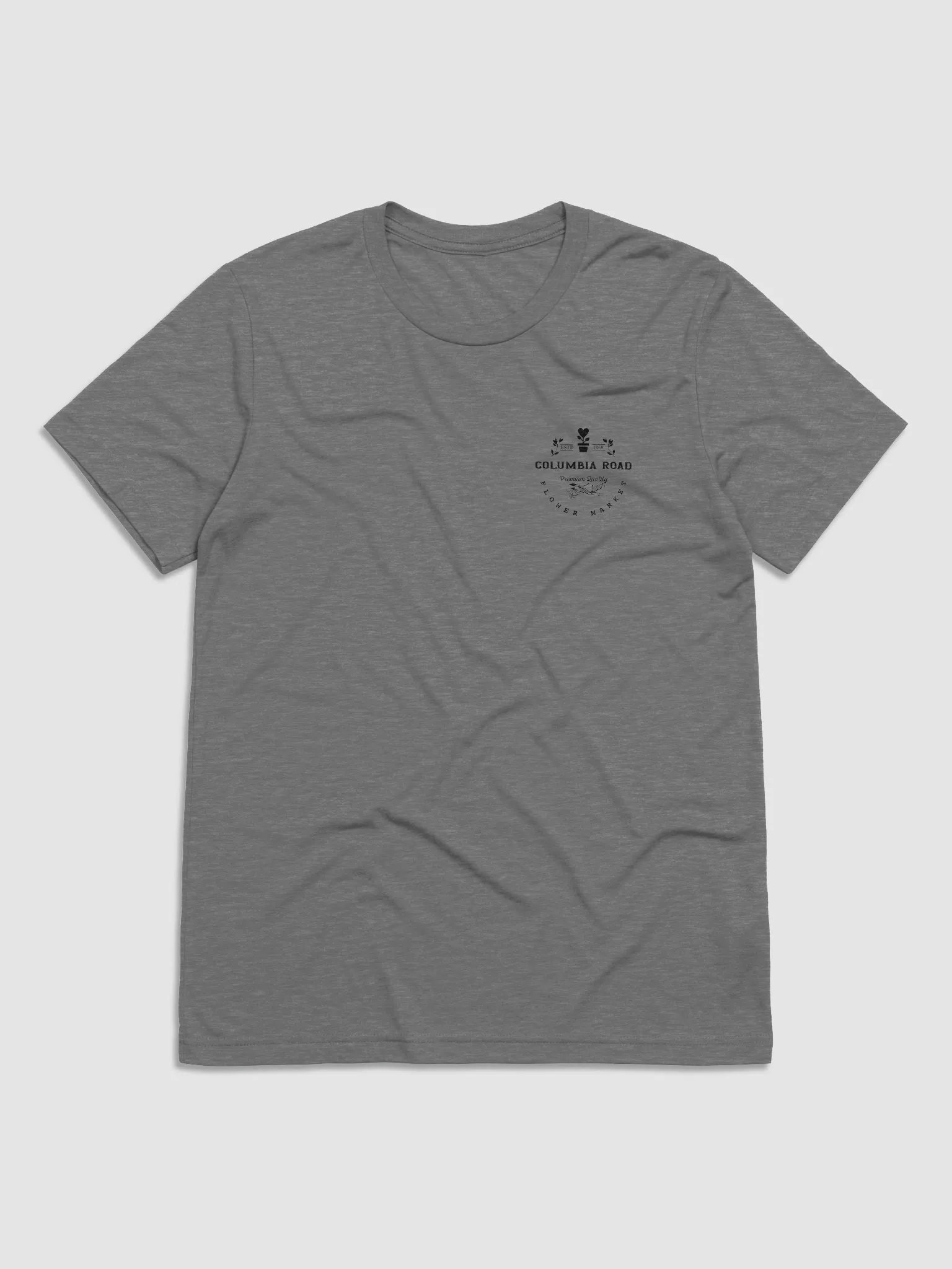 Columbia Road Market Triblend Short Sleeve T-Shirt (Grey) product image (1)