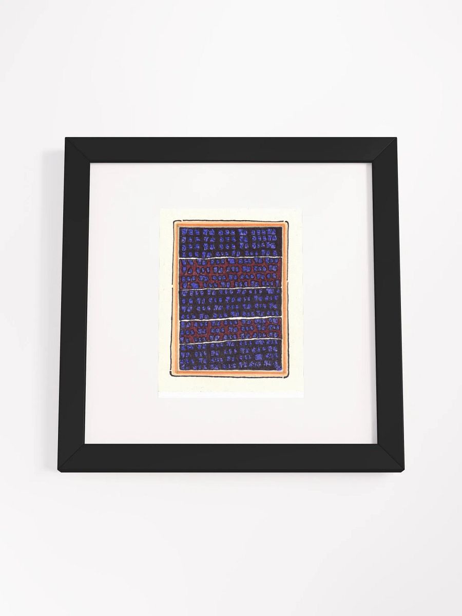 famous last words Panel Card Print Framed product image (3)