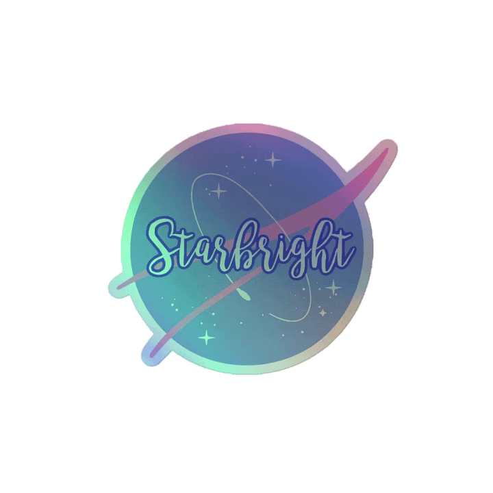 Starbright The Band Holographic Sticker product image (1)