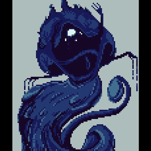 Behold this.... thing lmao
Done for a lospec daily
Prompt: Ocean
Used the palette of the day: Midnight glow

Definitely don't...
