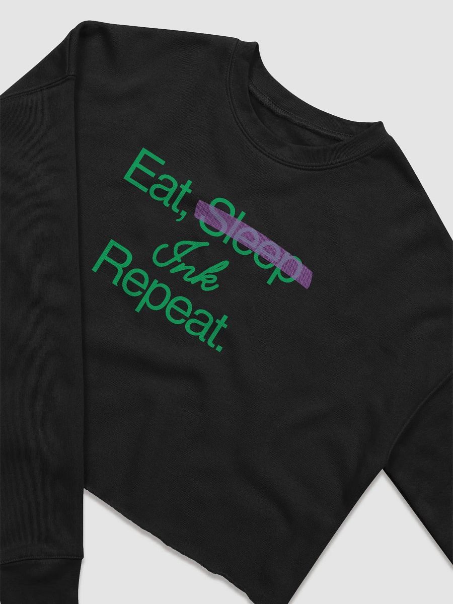 "Eat Ink Repeat" Cropped Sweater product image (3)