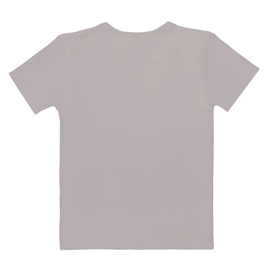 Plain Gray True Summer Women's Crewneck Polyester Heavyweight Premium T-Shirt by Treasure Pie product image (9)