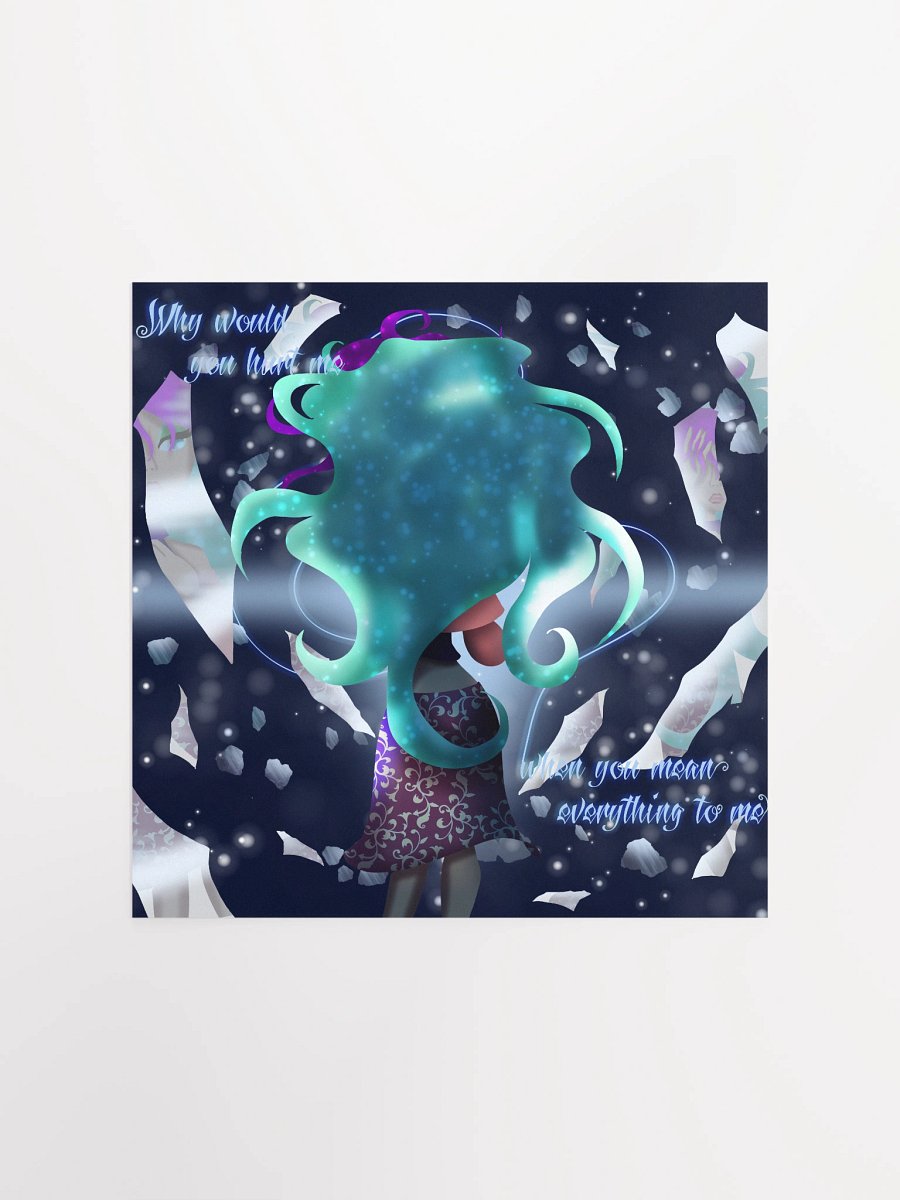 Sad Anime Girl Poster B product image (1)