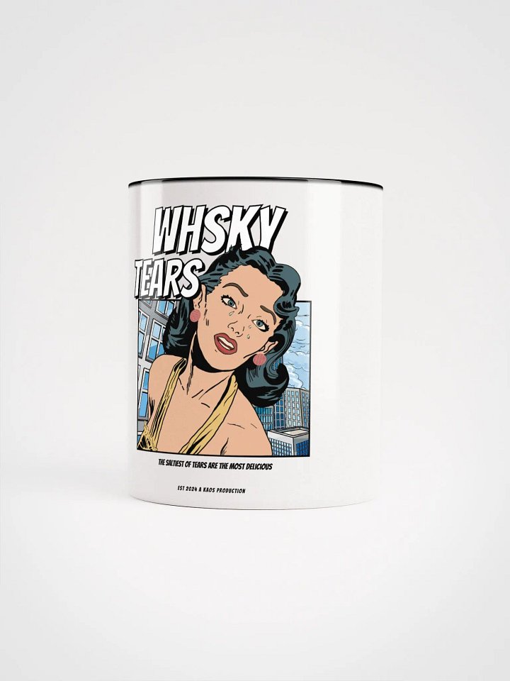 Whiskey Tears Pop Art Ceramic Mug product image (1)