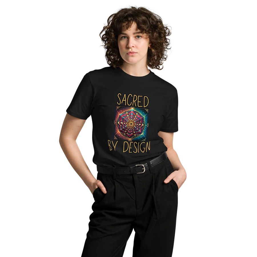 Sacred Geometry Optical Illusion T-Shirt - Unique Cube Art Design product image (4)