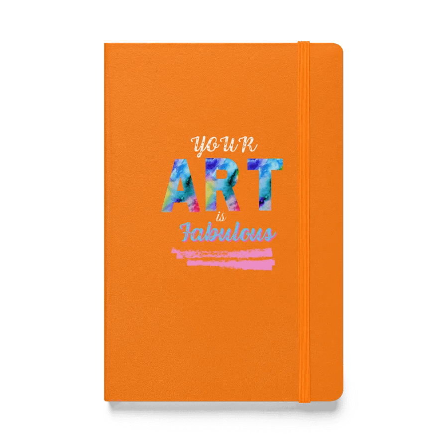 Artistic Watercolor Hardcover Notebook or art students moms daughters friends art teachers product image (1)