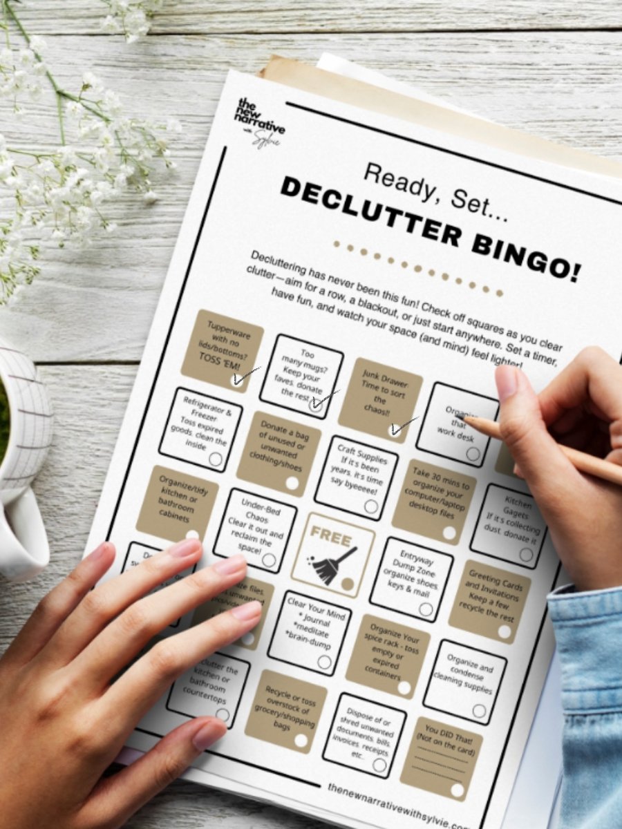 Printable Decluttering BINGO Card product image (4)