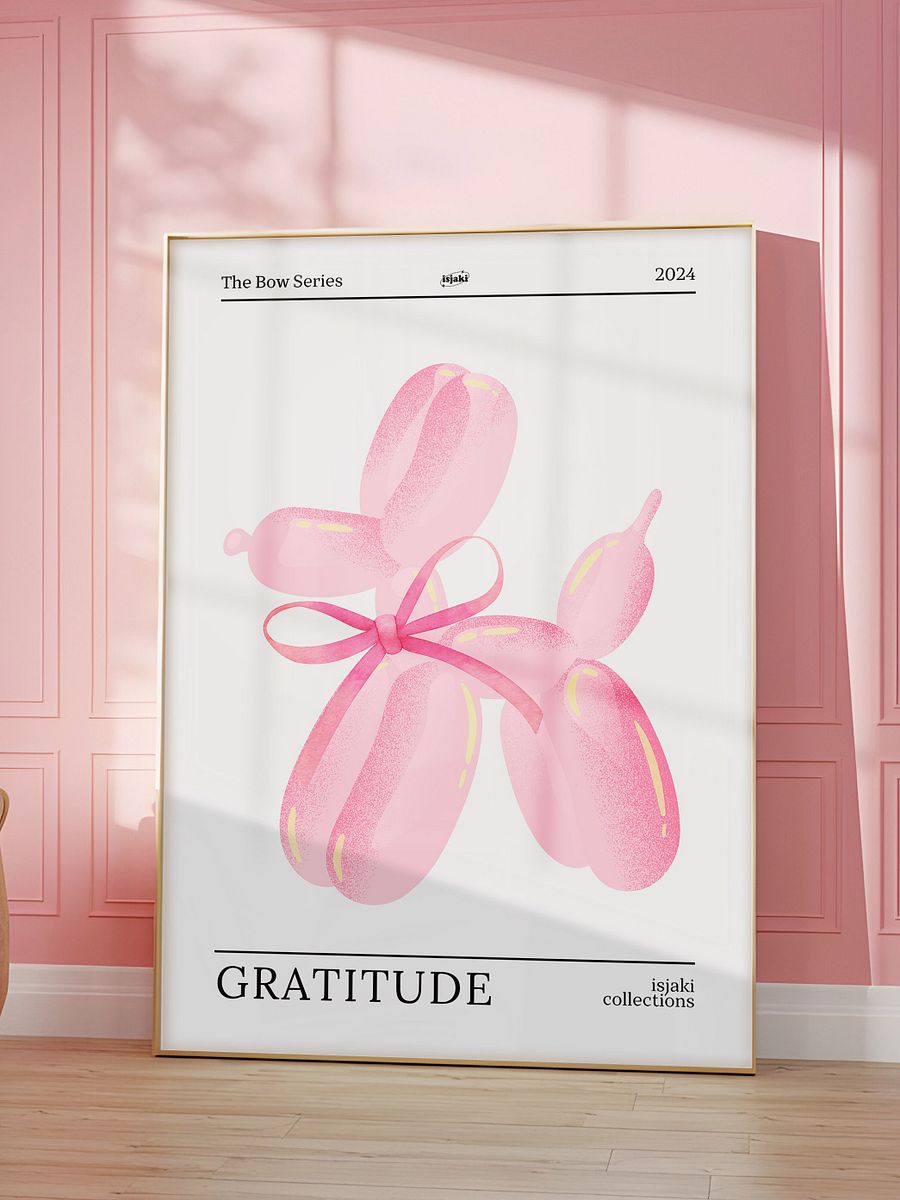 Pink Balloon Dog Print | 2024 The Bow Series Edition product image (1)