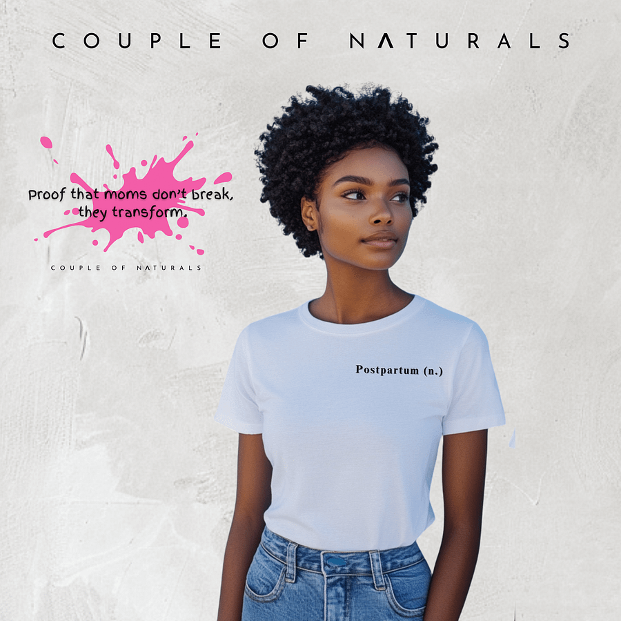 Empowering Postpartum T-Shirt, Gift for New Moms, Celebrate Motherhood, Pink Splash product image (4)