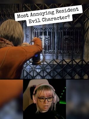 Is she the most annoying Resident evil character in history???? #residentevil #horrorgames #gamingontiktok #tiktoklive 