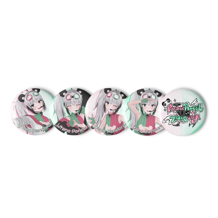Utano Pandora 'PandorAngel vs PanDevil' Badge Set product image (1)