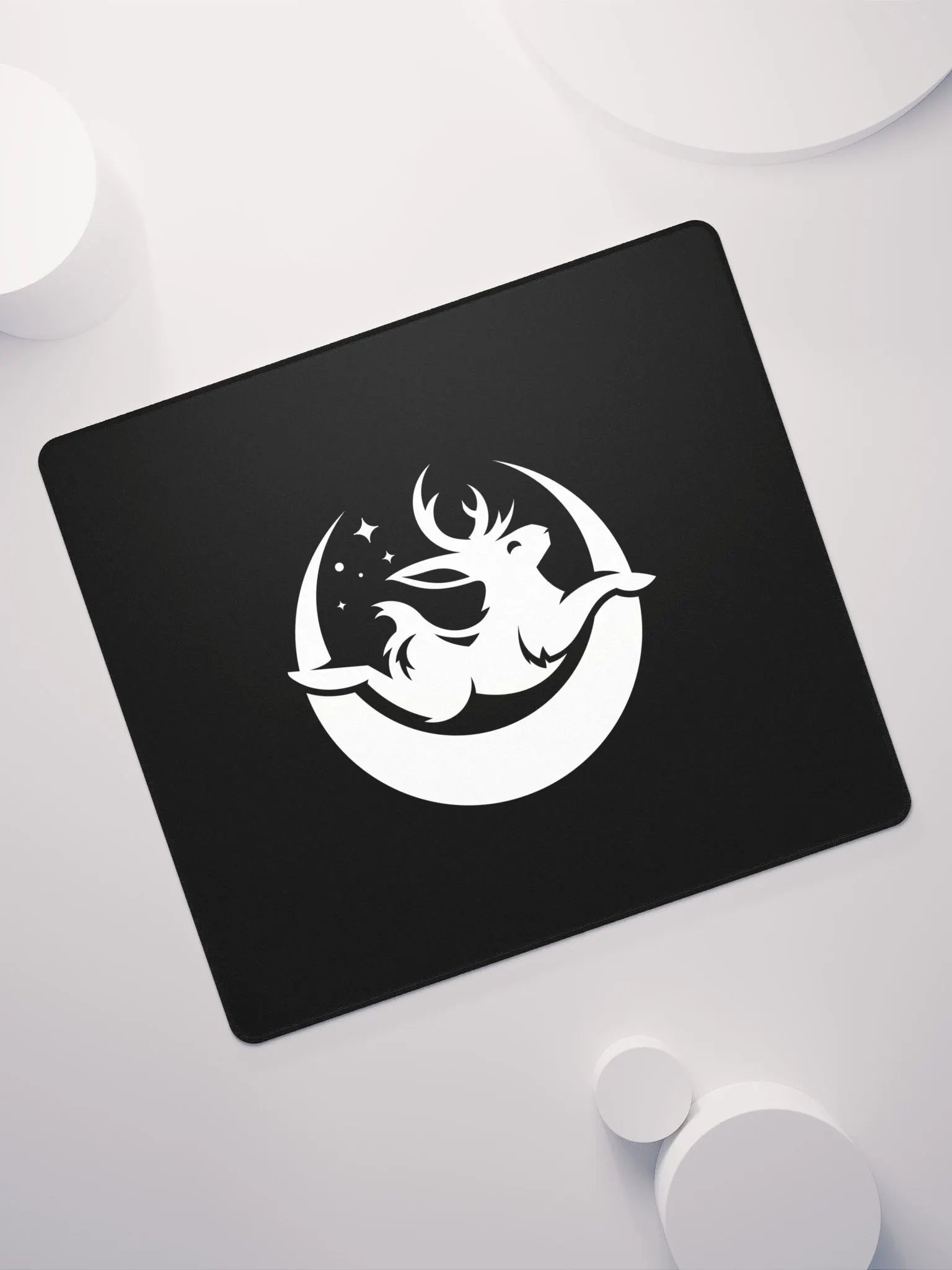 White Moonbound Gaming Mousepad product image (7)