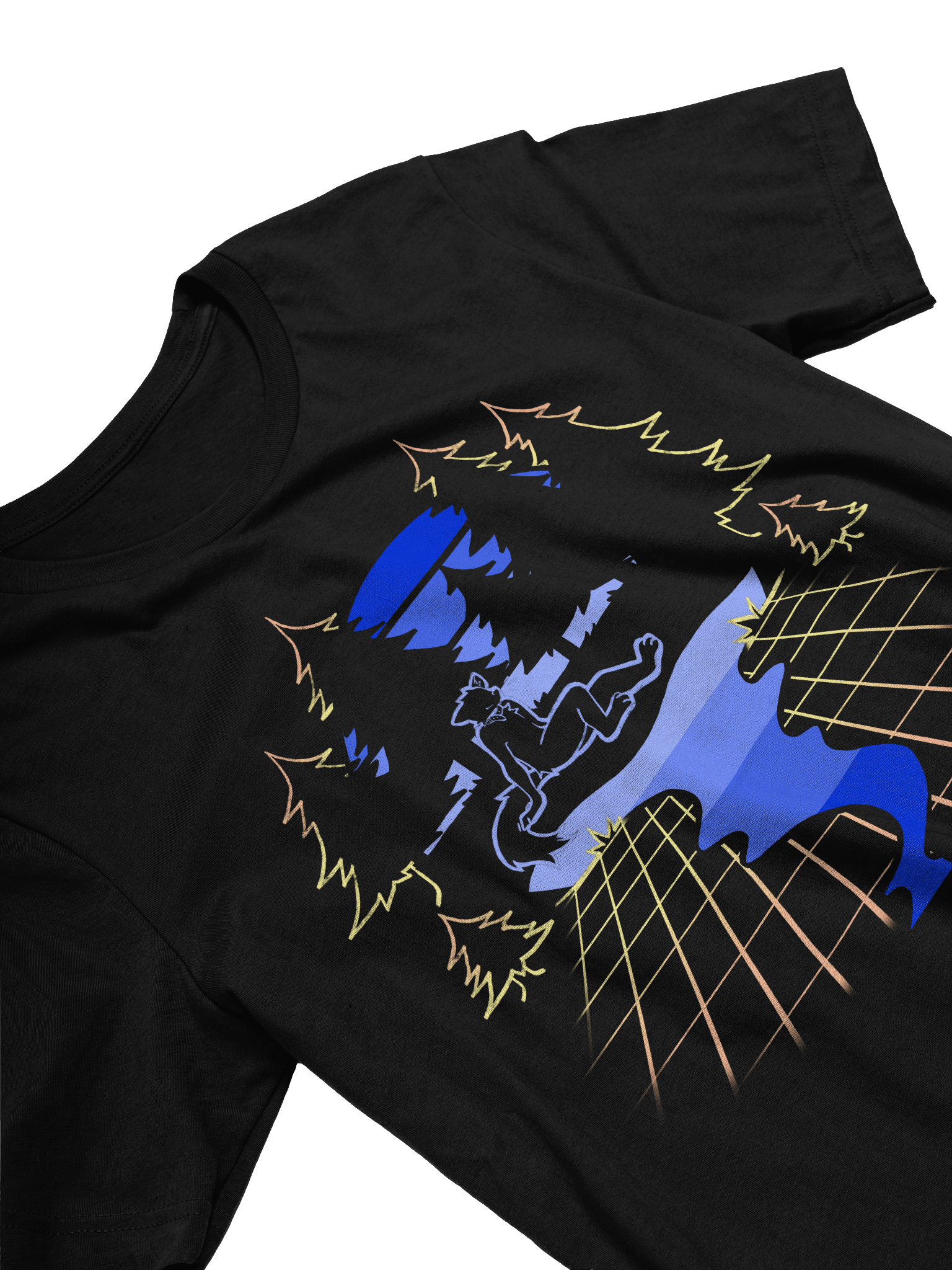 Vapourwave Skyks t-shirt (dark edition) product image (3)