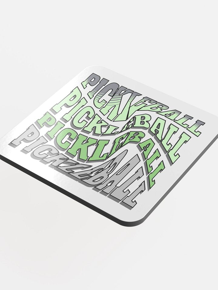 Swirl Pickleball Whimsical Paradise Coaster product image (1)