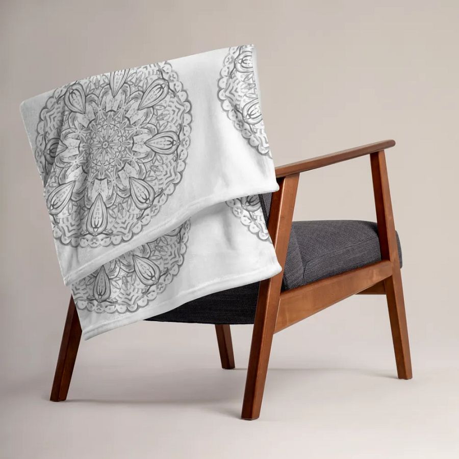 Mandala Harmony Throw Blanket product image (2)