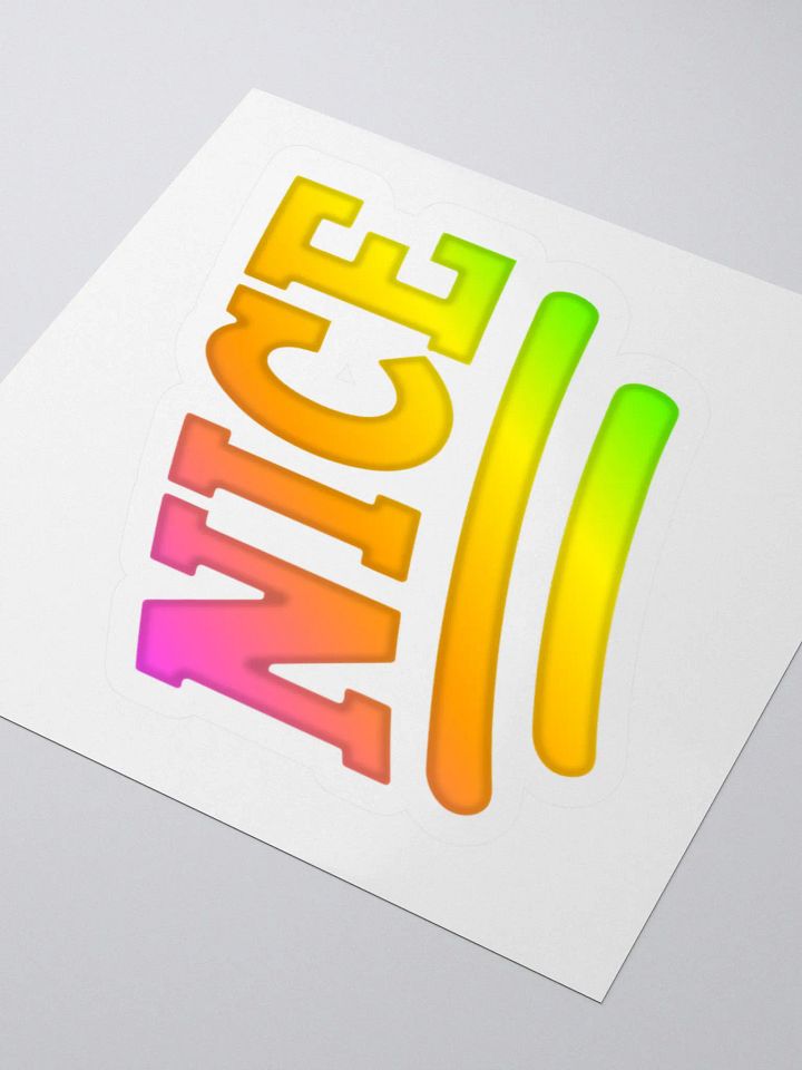 "NICE" sticker product image (2)