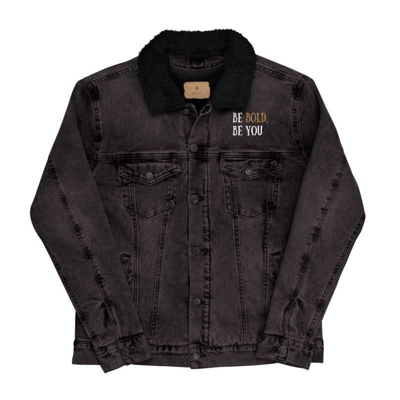 Be bold, be you sherpa Denim Jacket product image (1)