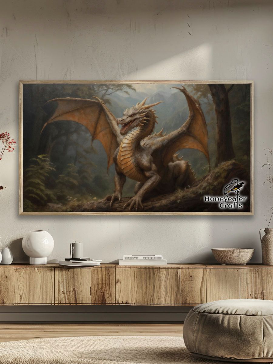 Enchanted Forest Dragon: Fantasy Frame TV Art product image (6)