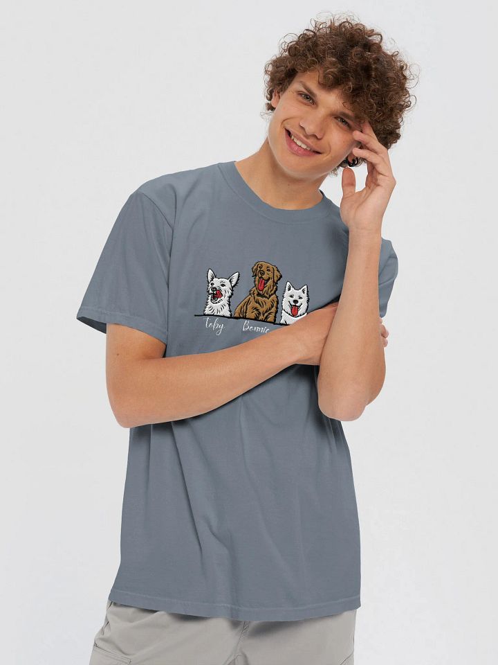 GROUP CUSTOM PET DESIGNS! / T-SHIRT WITH PERSONALIZED NAME / EMBROIDERED product image (2)