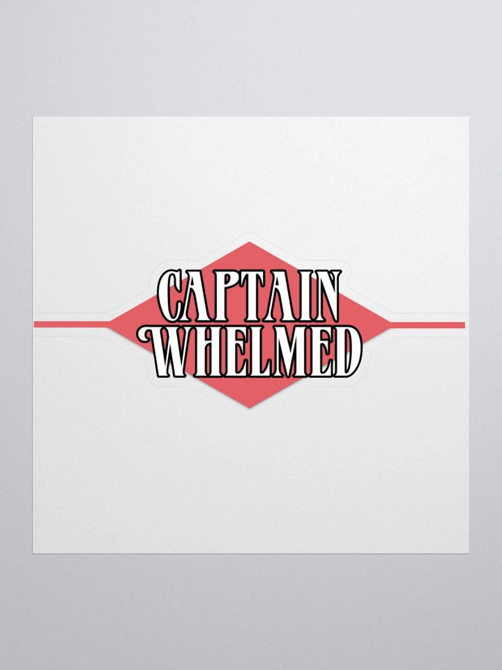 CaptainWhelmed Logo Sticker product image (1)