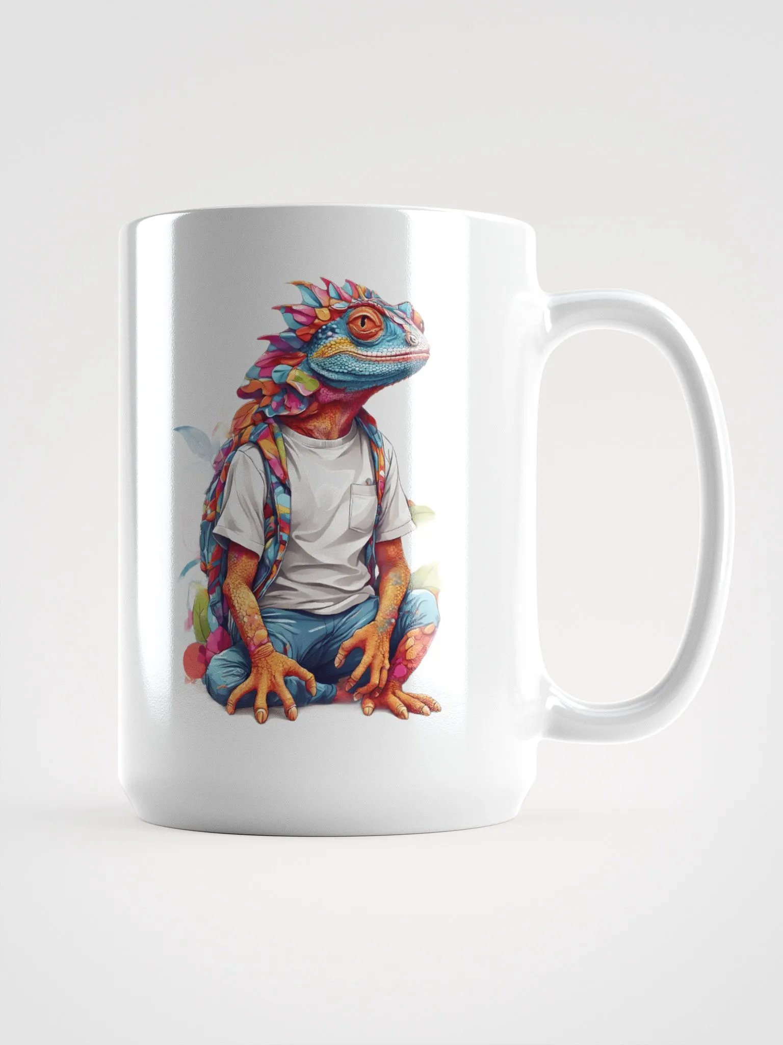 Whimsical Reptile Garden Mug product image (1)