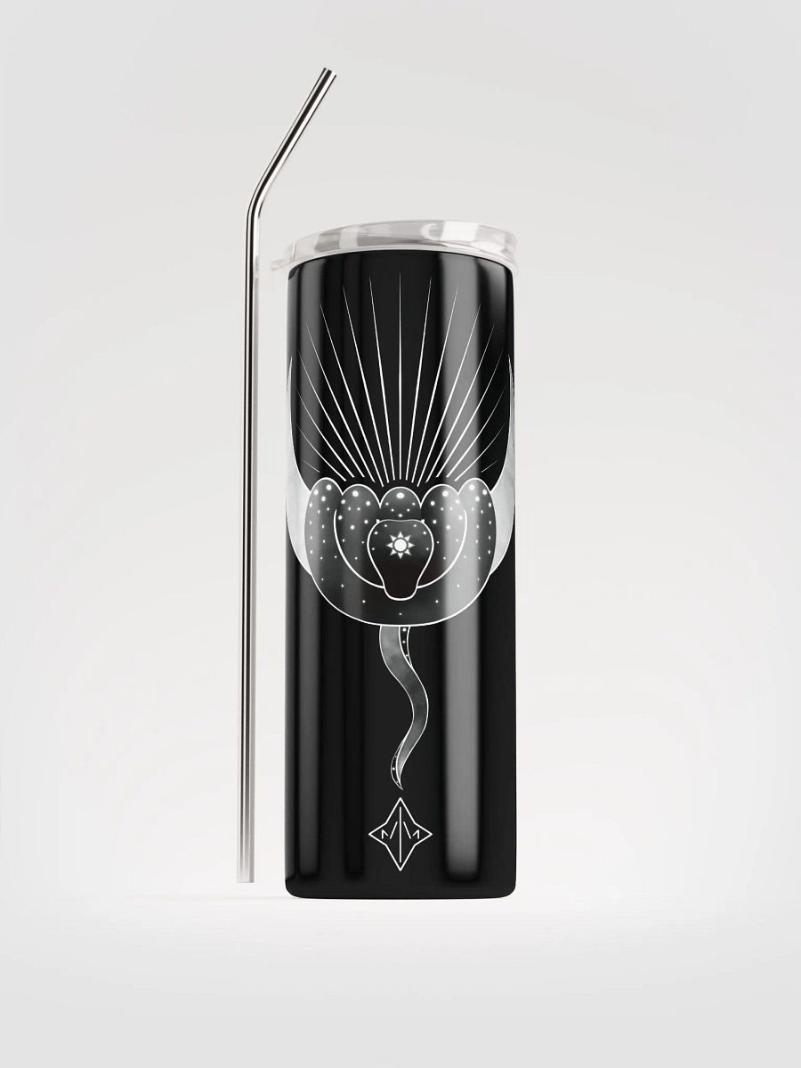 𝖘𝖊𝖗𝖕𝖊𝖓𝖙𝖊 stainless steel tumbler w/ reusable straw product image (1)