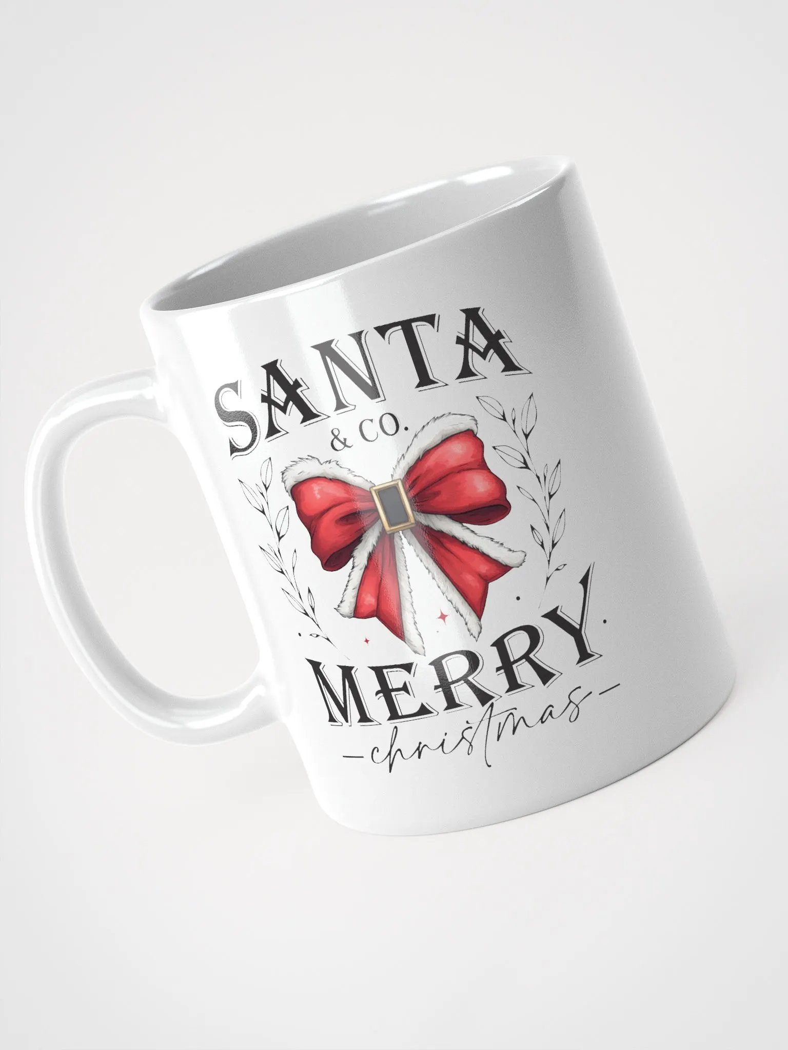 Weihnachts Kaffeetasse 'Santa & Co.' | Frohe Weihnachten Tasse | Santa Merry Christmask | einzigartiges Weihnachtsgeschenk, 3 Grössen product image (3)