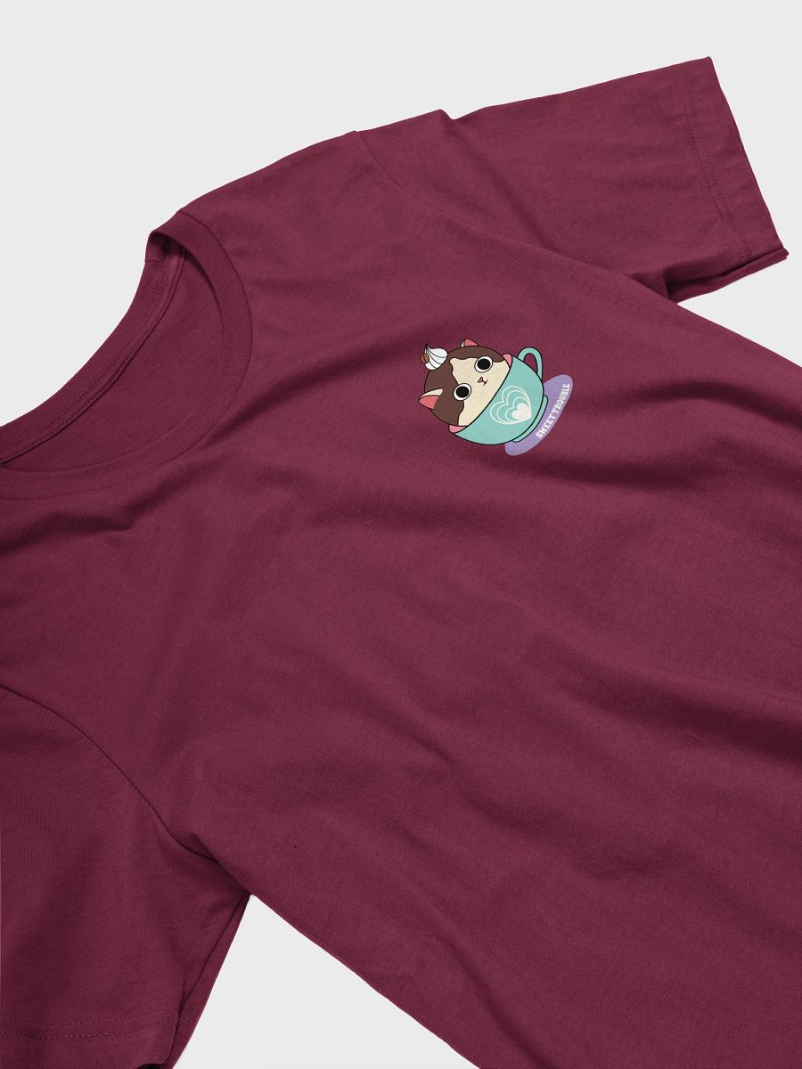 Sweet Trouble T-shirt, Coffee Cat (Left Chest and Back Prints) product image (13)