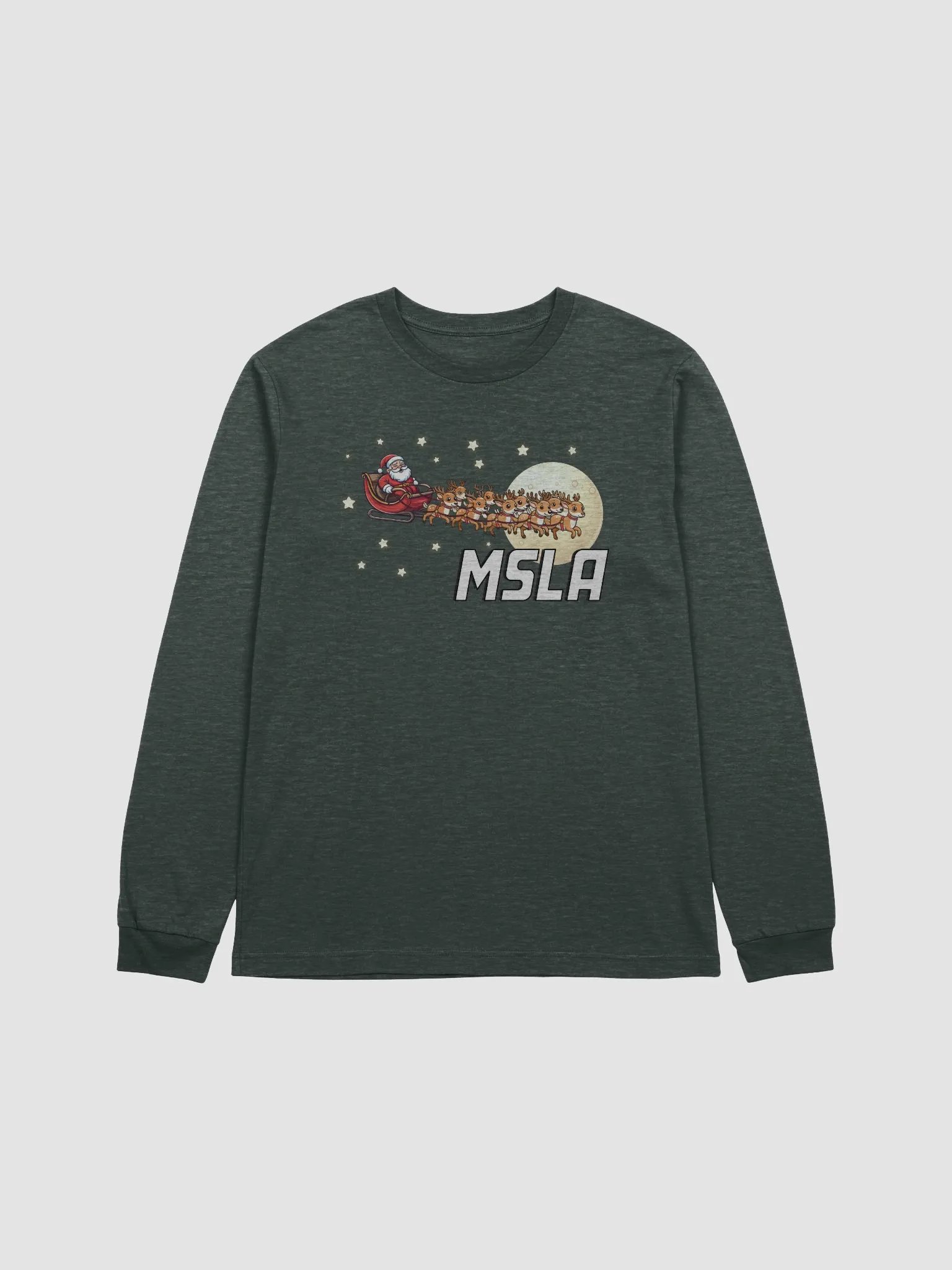 MSLA Holiday Sleigh Ride Long Sleeve T Shirt product image (2)