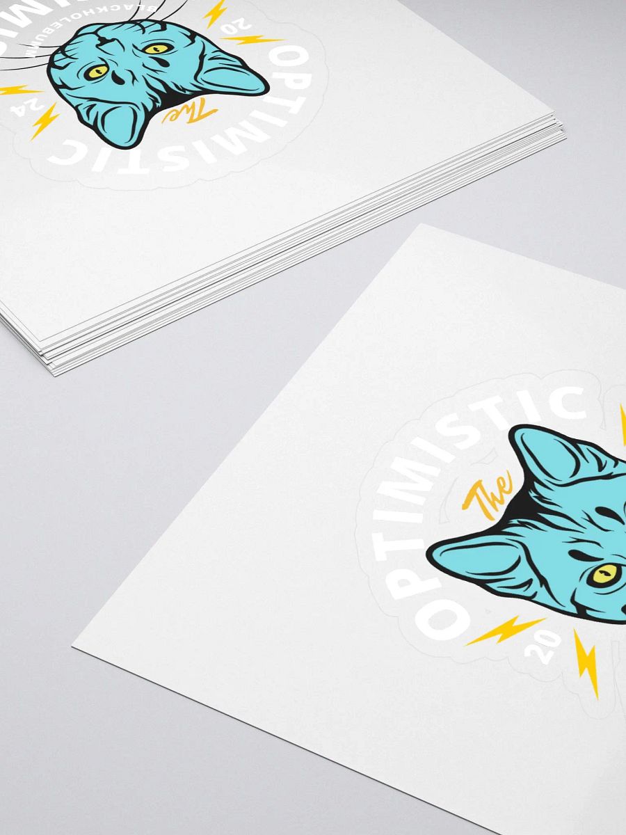 The Optimistic Pessimist sticker product image (4)