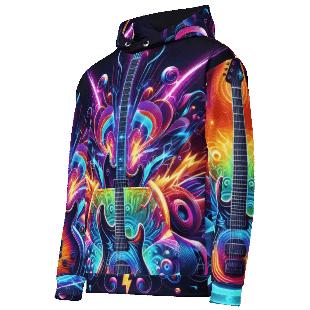 Guitar Musical Instrument - All-Over Unisex Hoodie #11 product image (11)