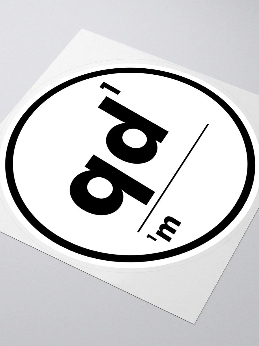 Omnibio Lab Qualitative Data Matters QD1/1M Simple Kiss Cut Stickers product image (3)