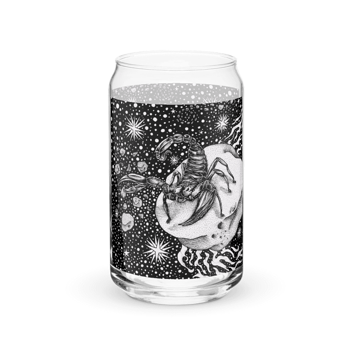 Scorpio Zodiac Can-Shaped Glass product image (1)
