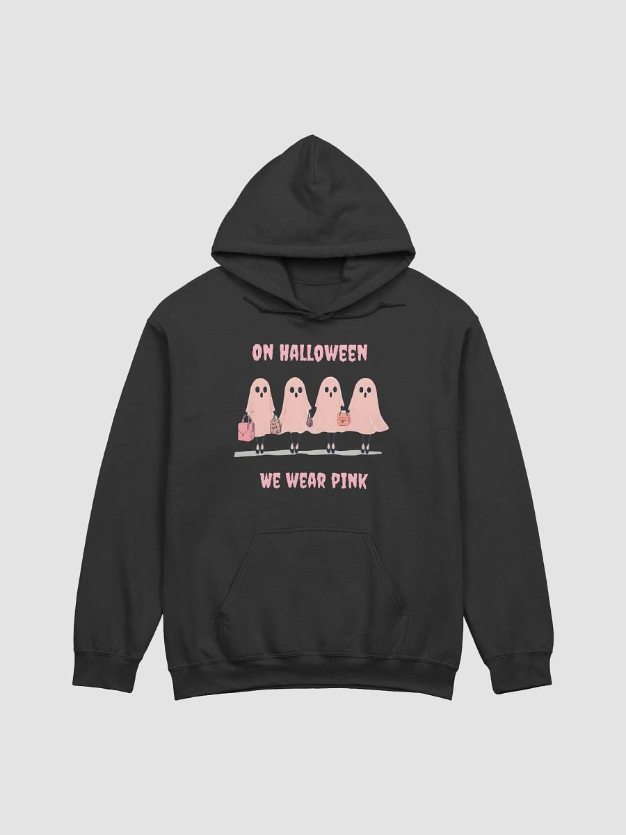 On Halloween We wear Pink hoodie product image (1)