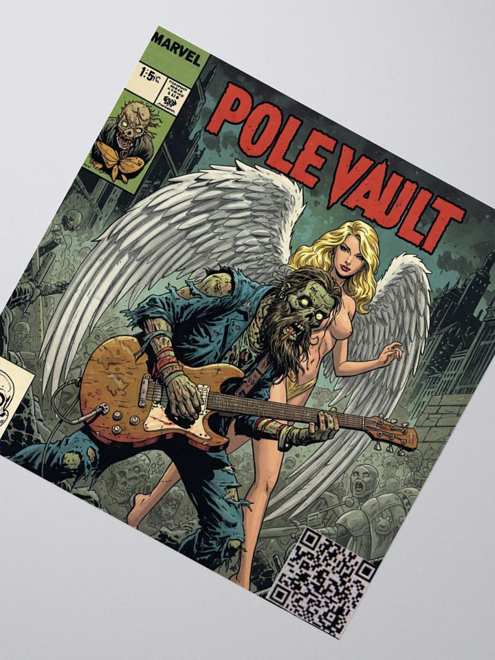 Pole Vault Comic Sticker product image (6)