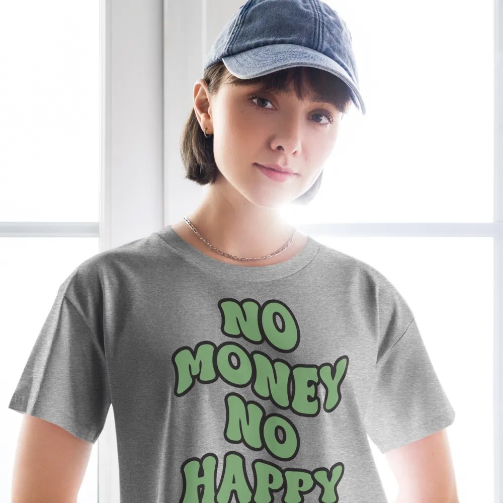 BUIII: No money, no happy Crop Tops product image (11)