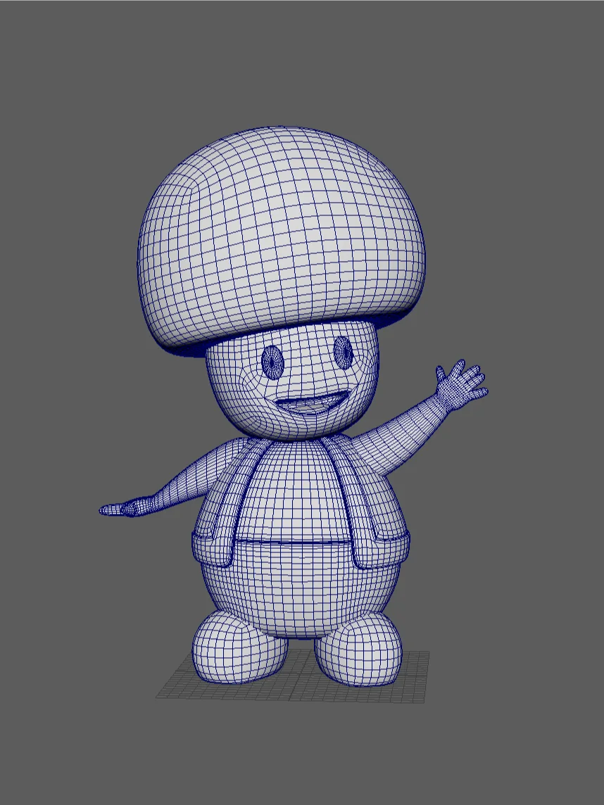 [3d print file] Toad (Mario) product image (2)