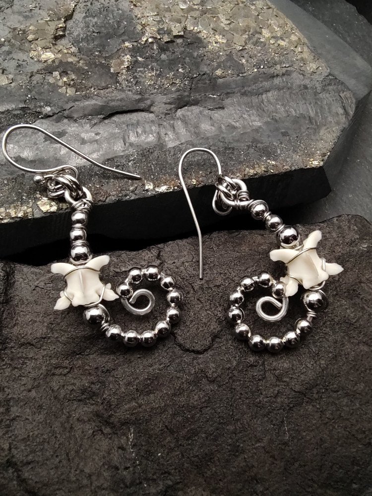 Earrings Bone Vault - Spiral Path III product image (1)