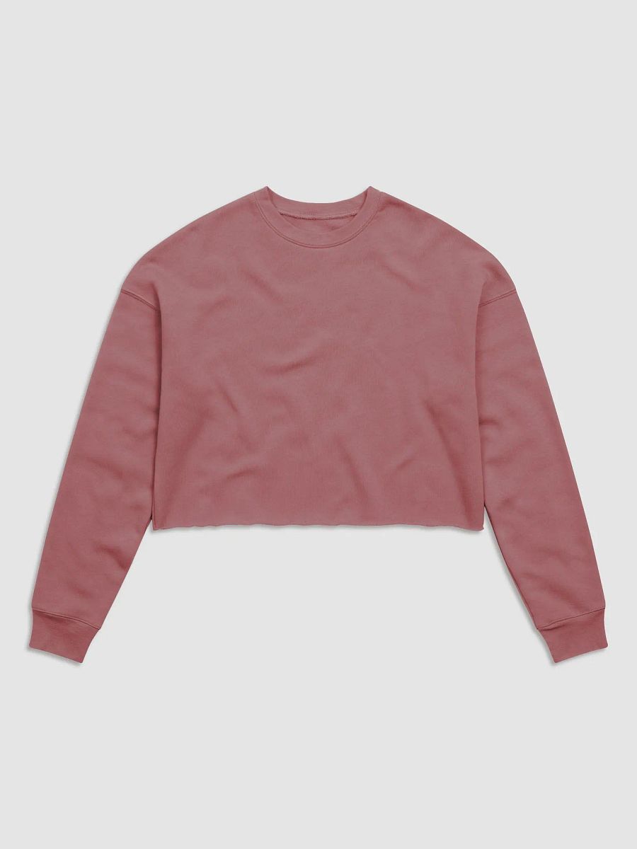GAME ON warm fleece crop sweatshirt product image (2)
