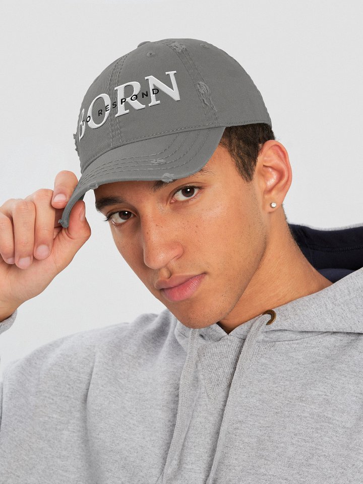 Born to Respond Generator Hat (Gray) product image (2)