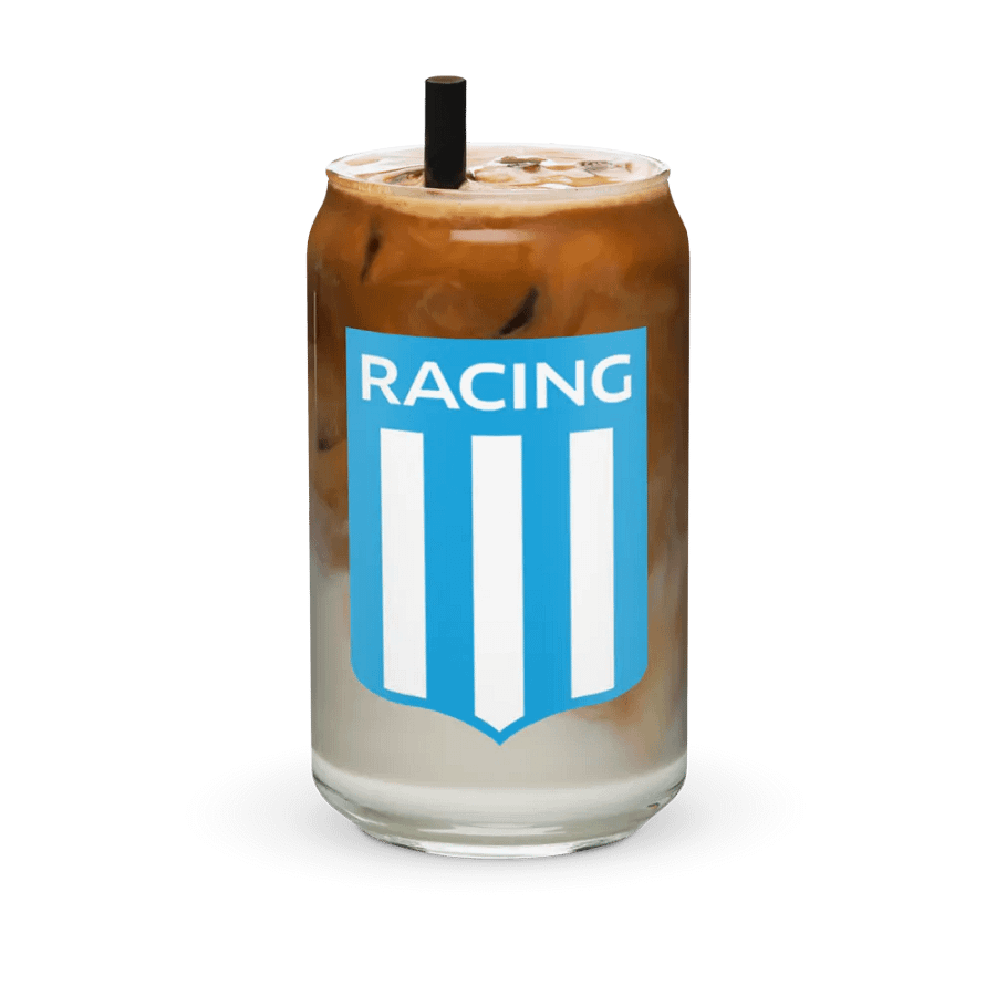 Racing Club Soccer Team - Can-Shaped Glass product image (6)