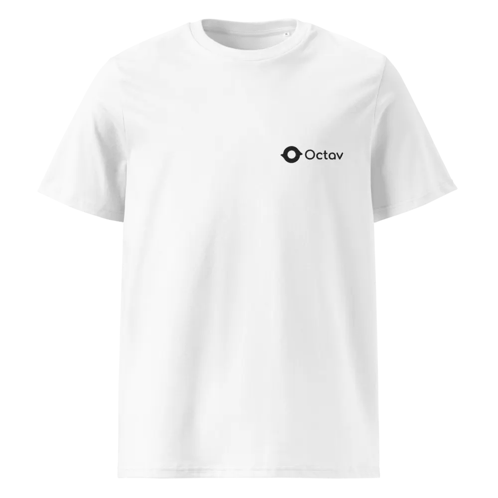 Octav White Logo Tee product image (1)
