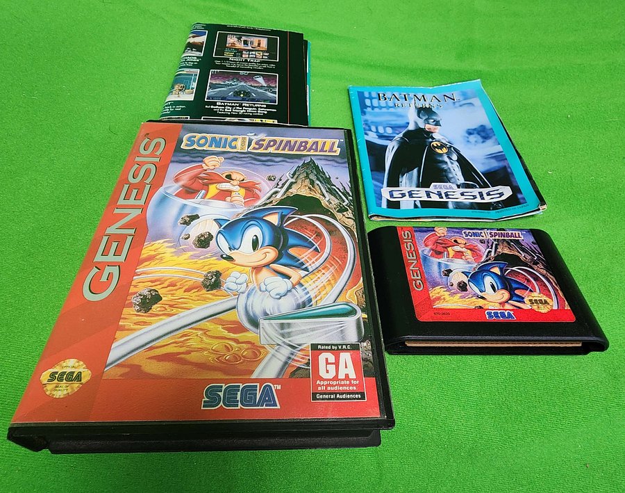 SEGA GENESIS - Sonic Spinball - No Manual product image (1)